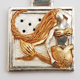 Sirenita - Plata 925, Cobre ba�ado en oro 18k y corindones